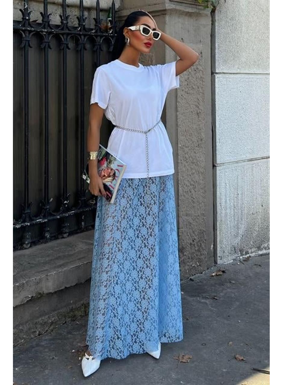 Maxi Dantel Etek 4047