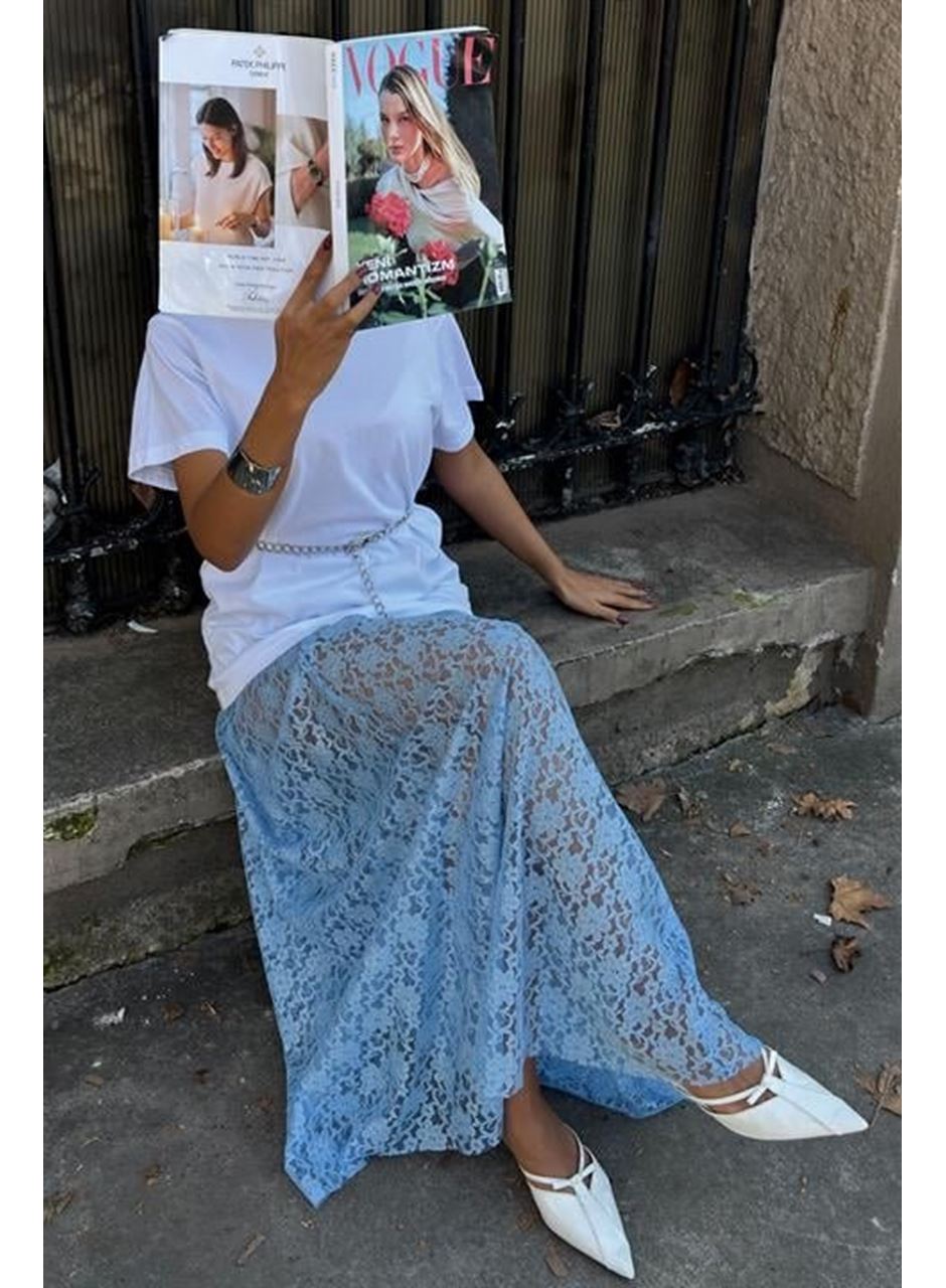 Maxi Dantel Etek 4047