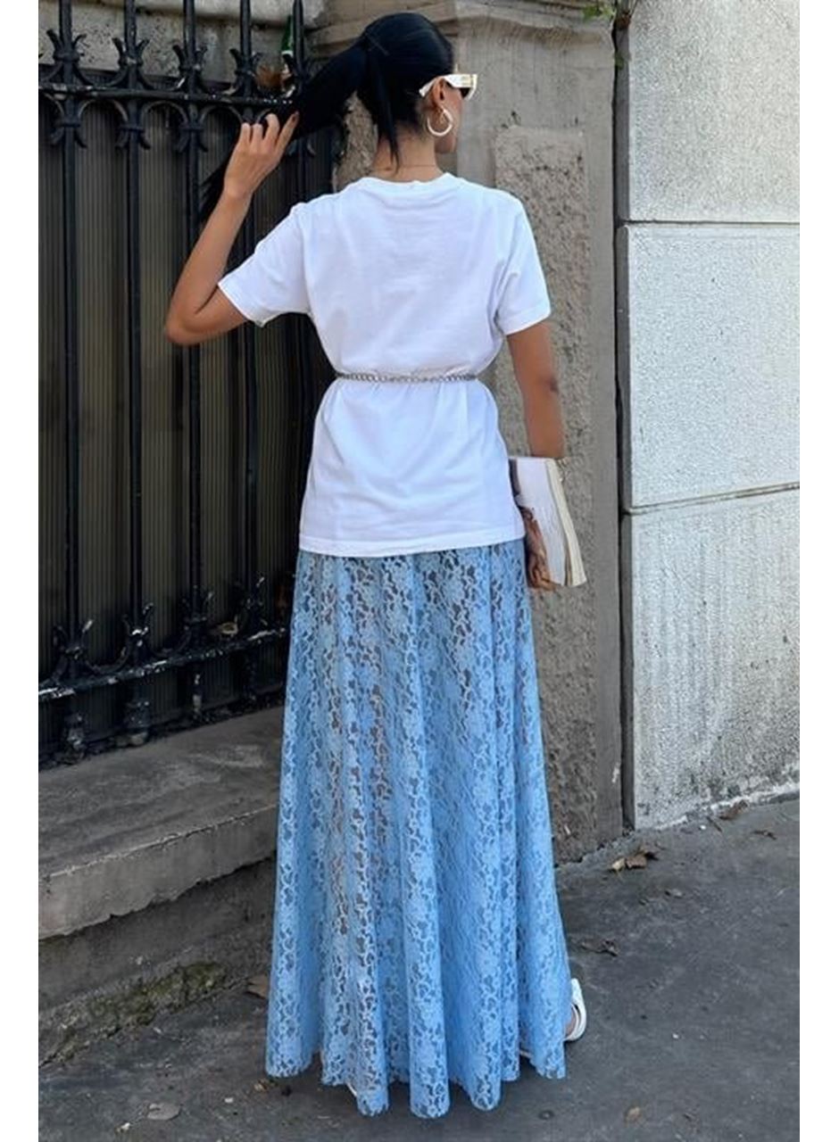 Maxi Dantel Etek 4047
