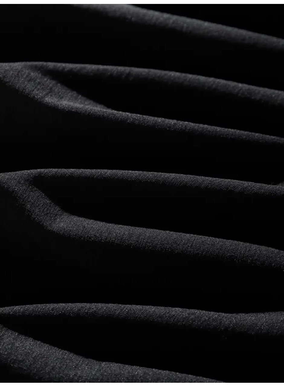 Erkek Dağ Grafikli Tişört, Yaz Için Büyük Beden Rahat T-shirt - Siyah