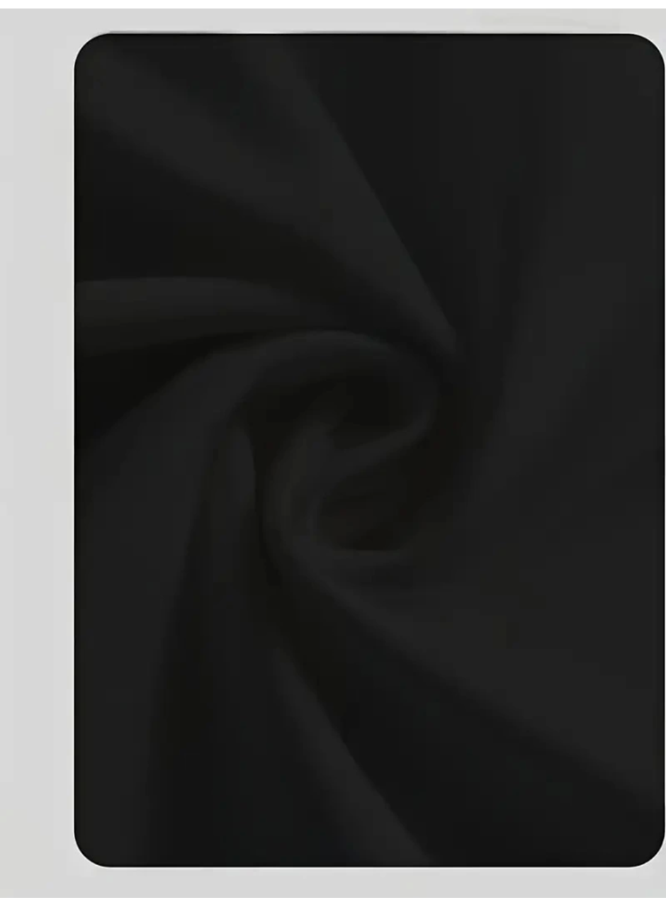 Baskılı Oversize Bisiklet Yaka T-shirt - Siyah