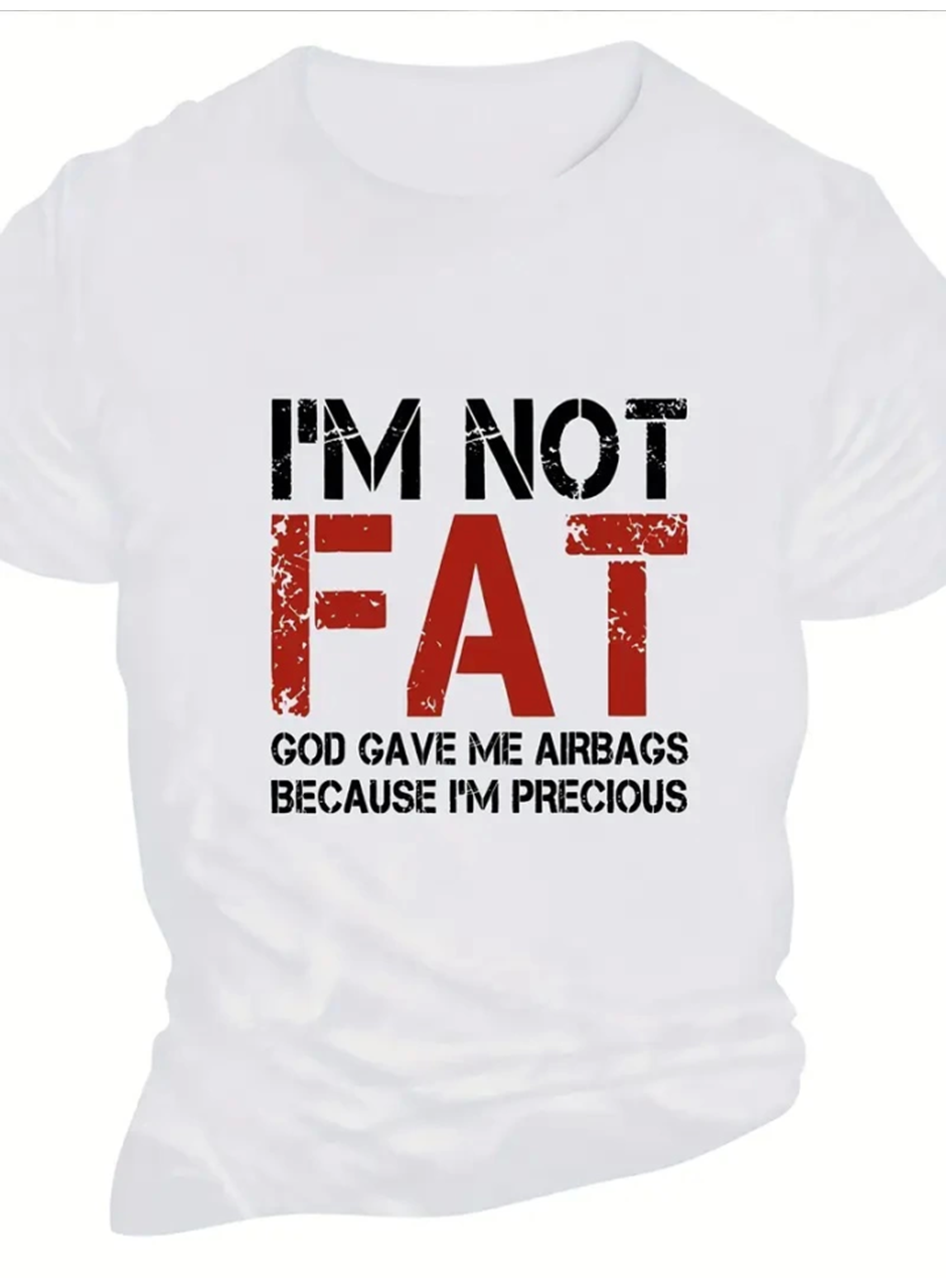 Baskılı Oversize Bisiklet Yaka T-shirt - Beyaz