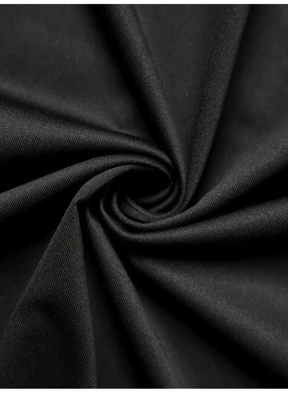 Baskılı Oversize Bisiklet Yaka T-shirt - Siyah