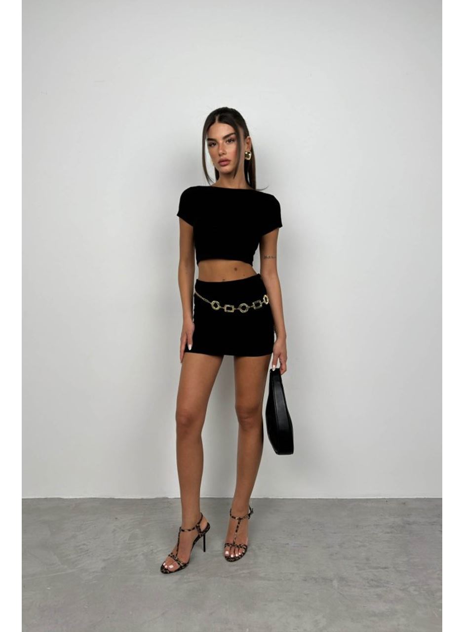 Yarım Kol Basic T-Shirt