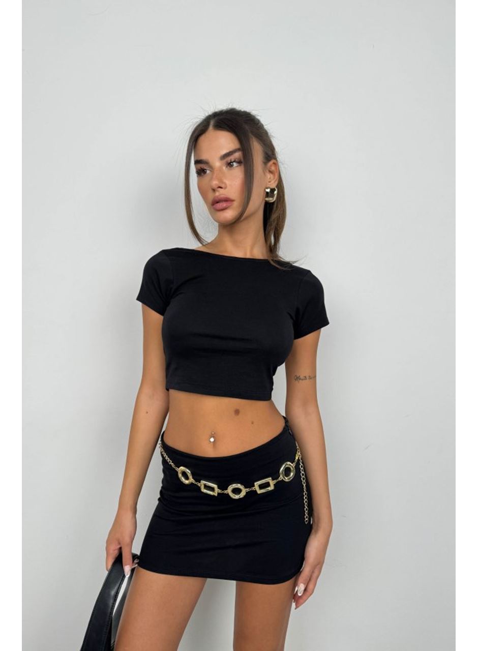 Yarım Kol Basic T-Shirt