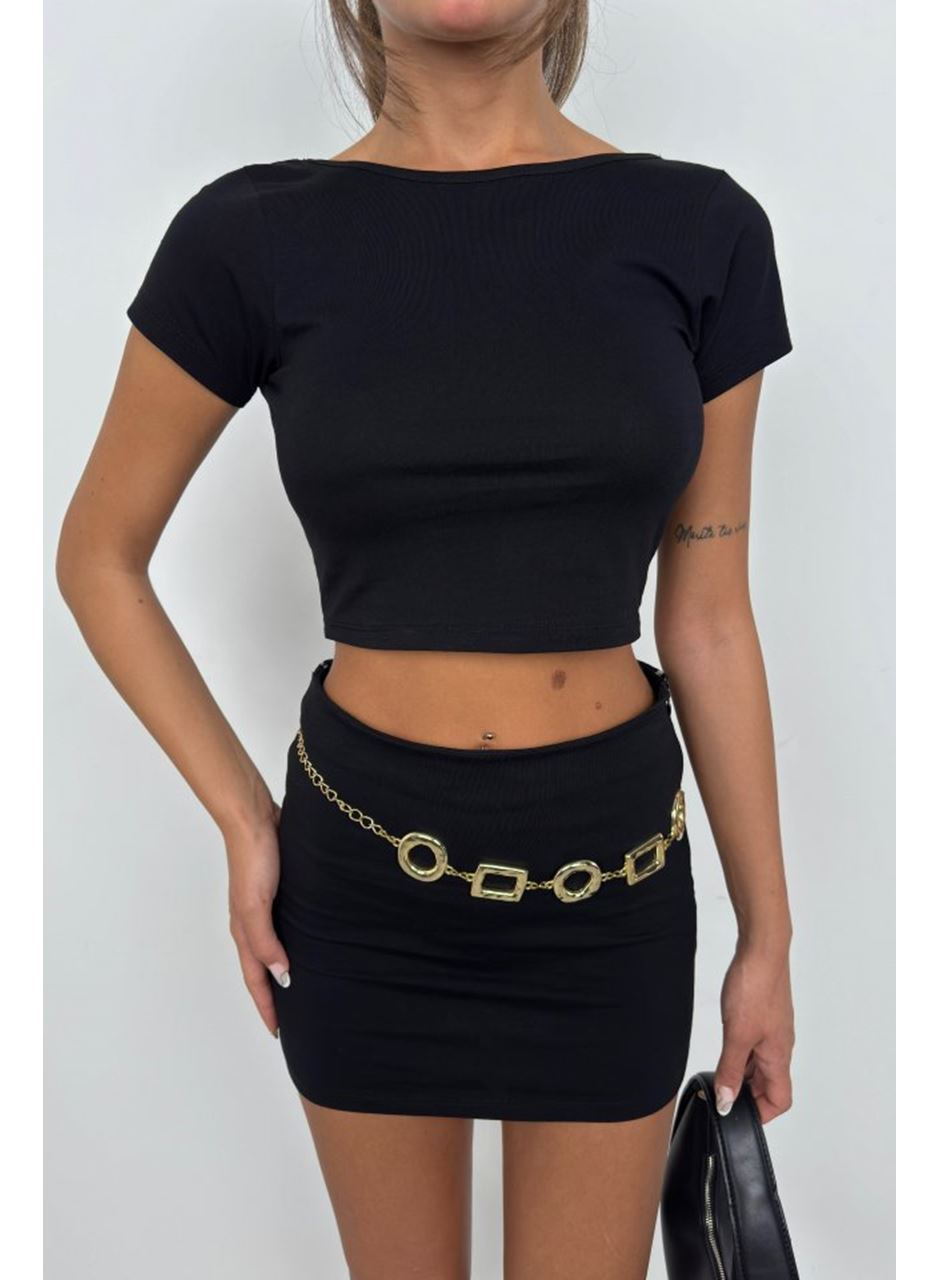 Yarım Kol Basic T-Shirt