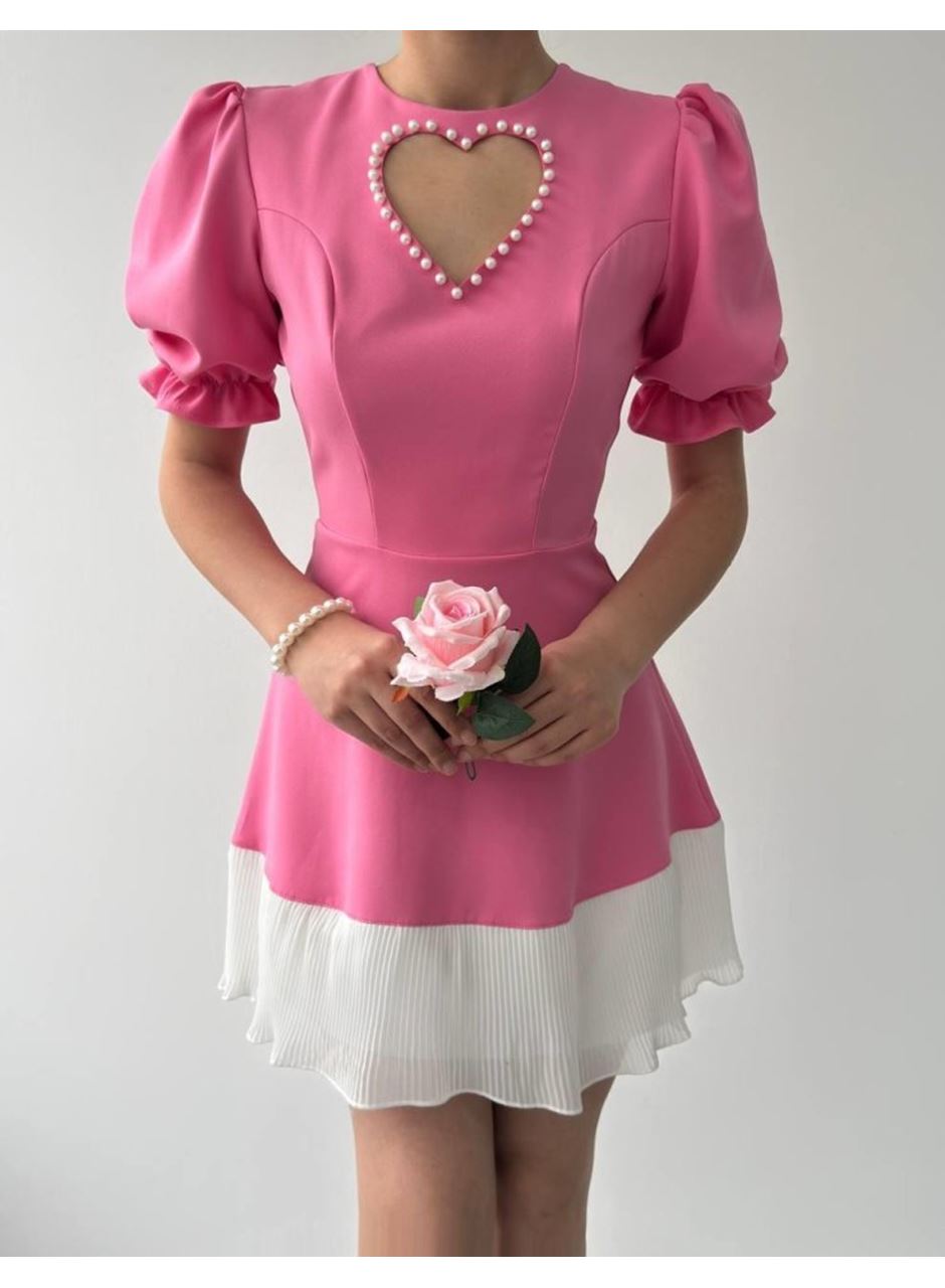 Safe Kalp Detaylı Elbise