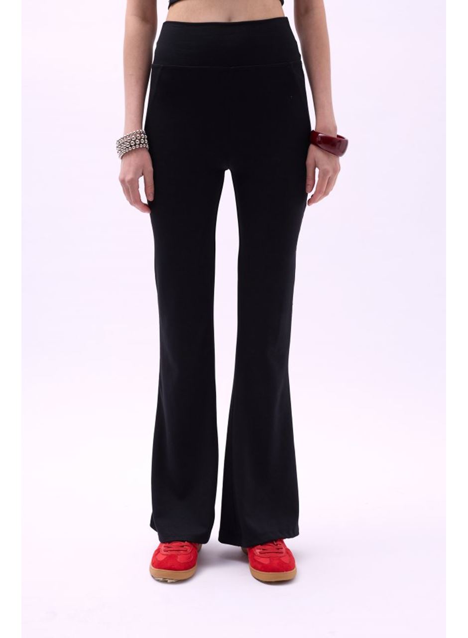 İspanyol Paça Yüksek Bel Tayt