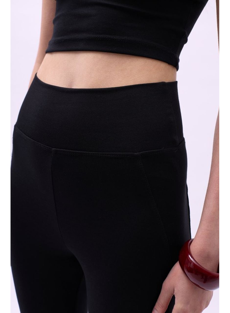 İspanyol Paça Yüksek Bel Tayt