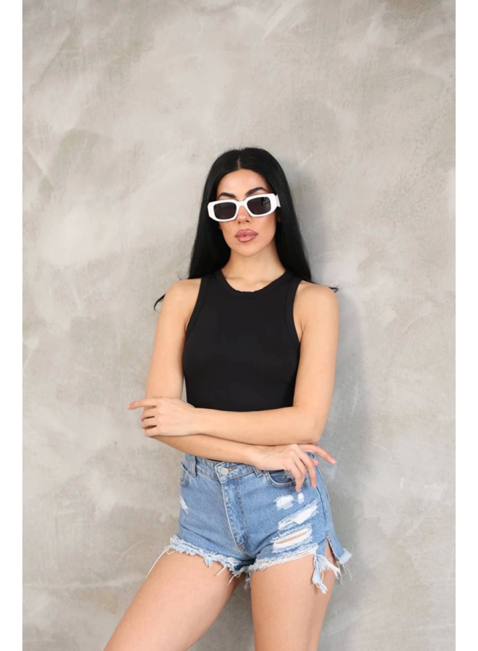 Kolsuz Badi Bluz - Siyah