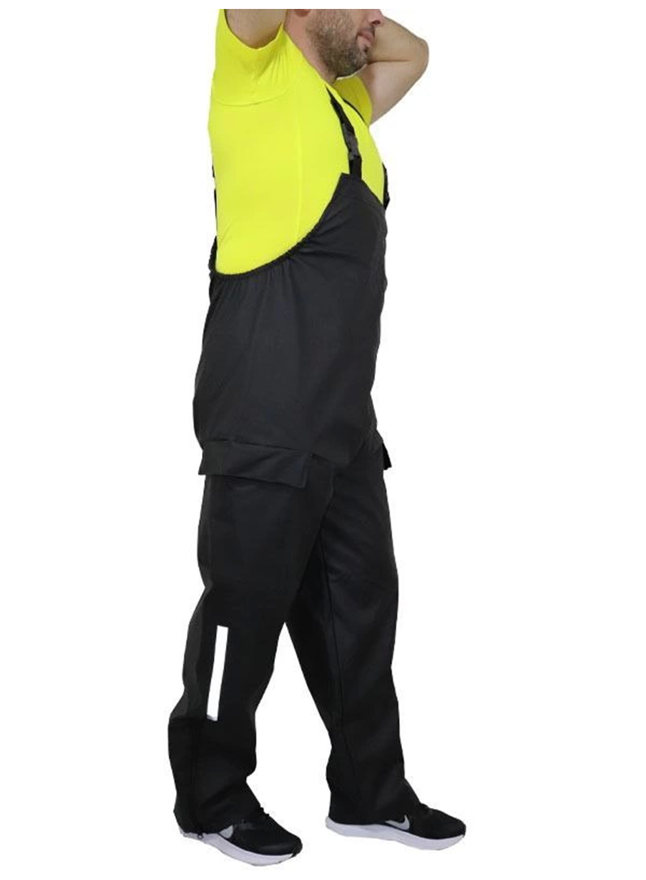 Yağmurluk Takım (Bahçıvan Tipi Askılı Pantolon Ve Mont) - Siyah