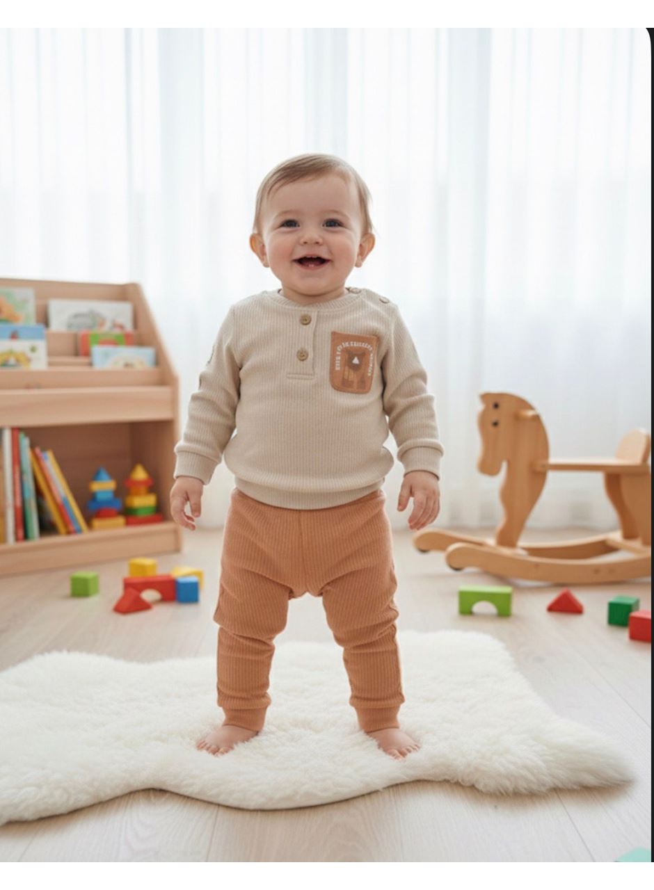 446036 BASKILI CEPLİ İNTEROK ERKEK TAKIM