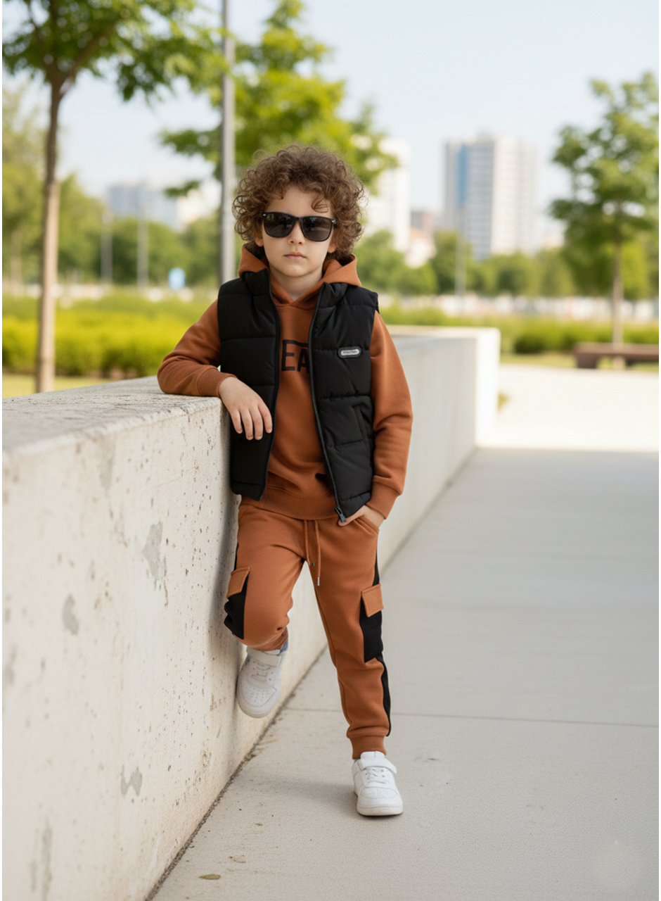 434332 YELEKLİ 3 LÜ ERKEK TAKIM 