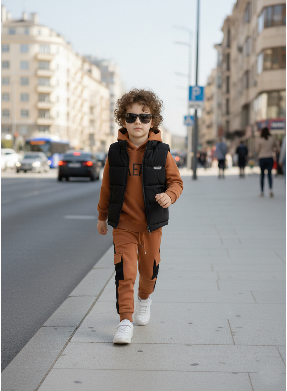 434332 YELEKLİ 3 LÜ ERKEK TAKIM 