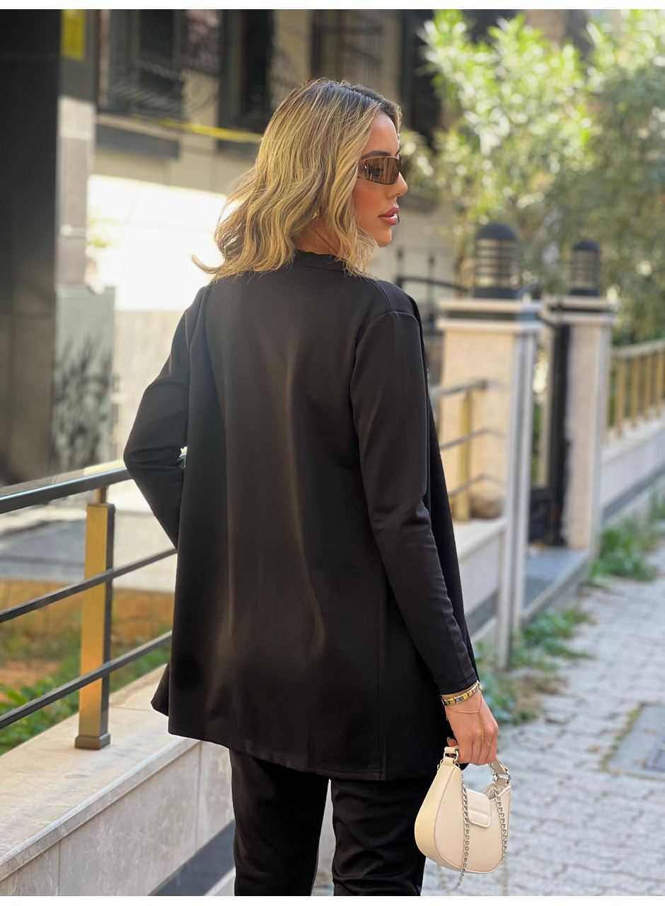 Kadın Uzun Kollukrep üçlü Takım