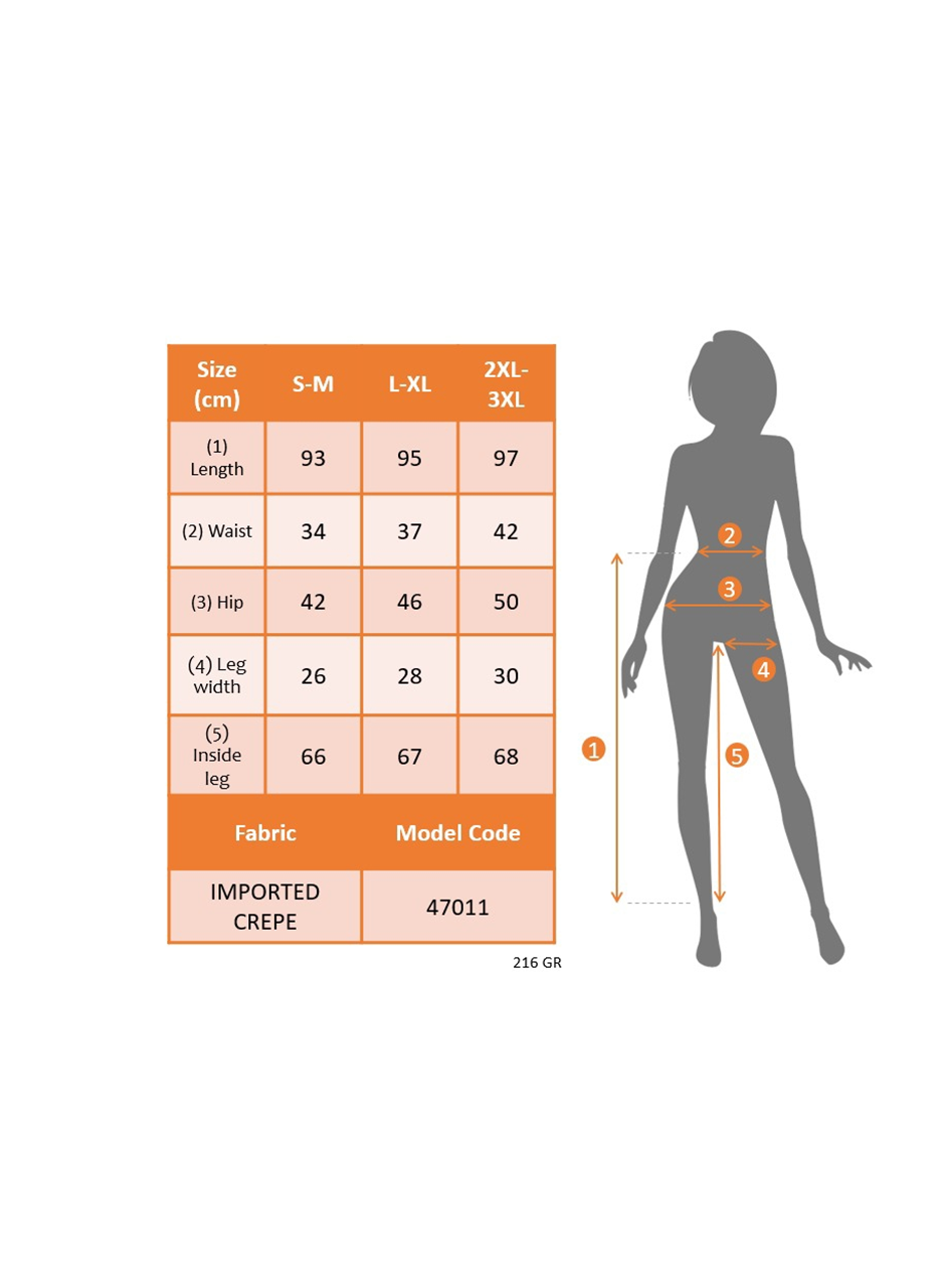 Kadın Yüksek Bel Ithal Krep Pantolon