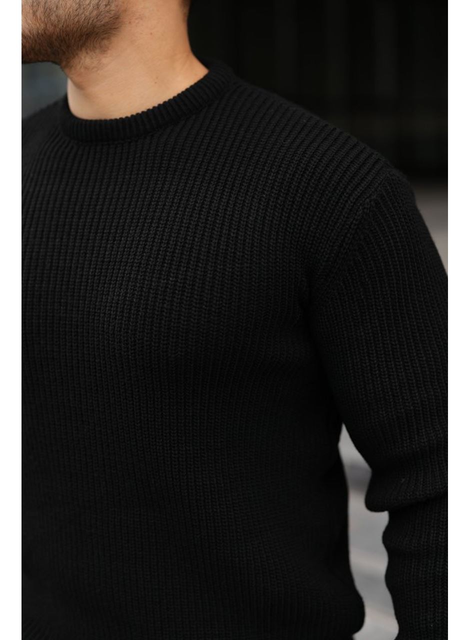 Erkek Bisiklet Yaka Örme Kazak