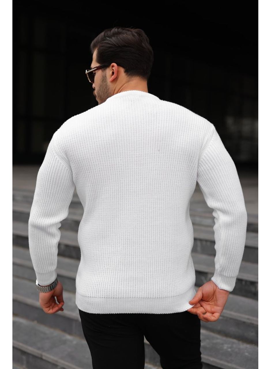 Erkek Bisiklet Yaka Örme Kazak