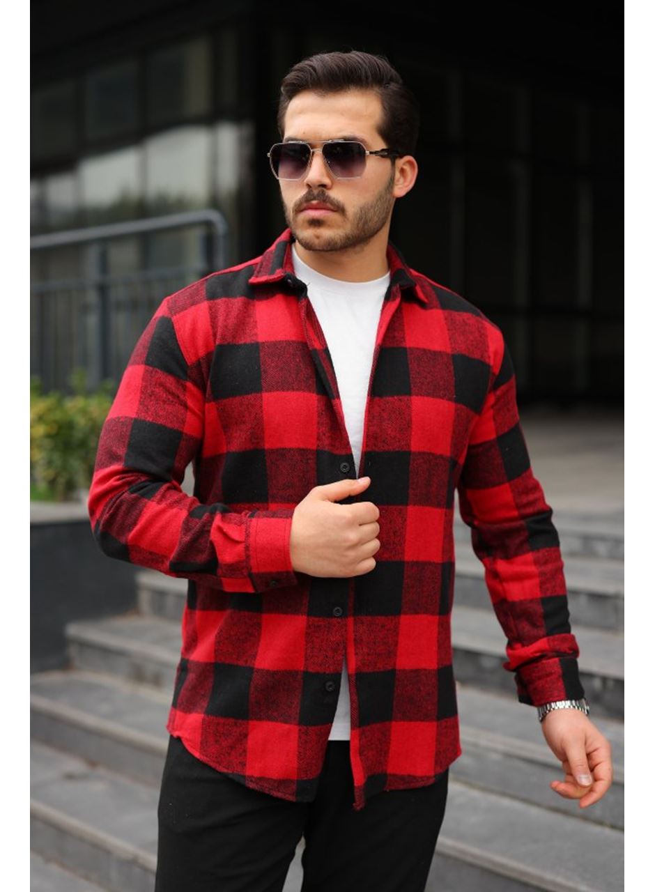 Erkek Ekose Desenli Oduncu Gömlek