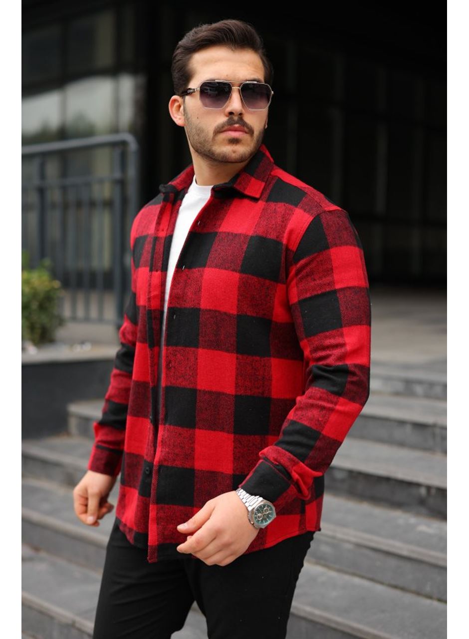 Erkek Ekose Desenli Oduncu Gömlek