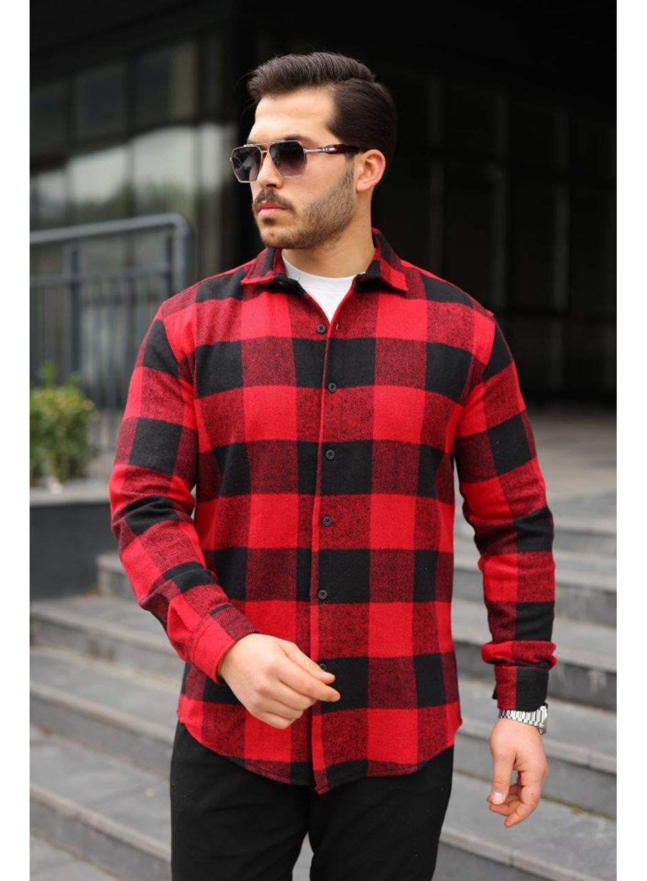 Erkek Ekose Desenli Oduncu Gömlek