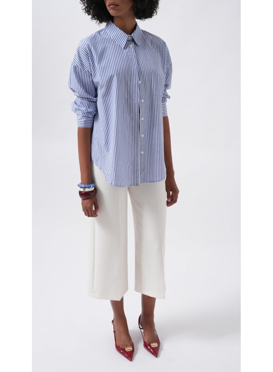 Çizgili Basic Gömlek