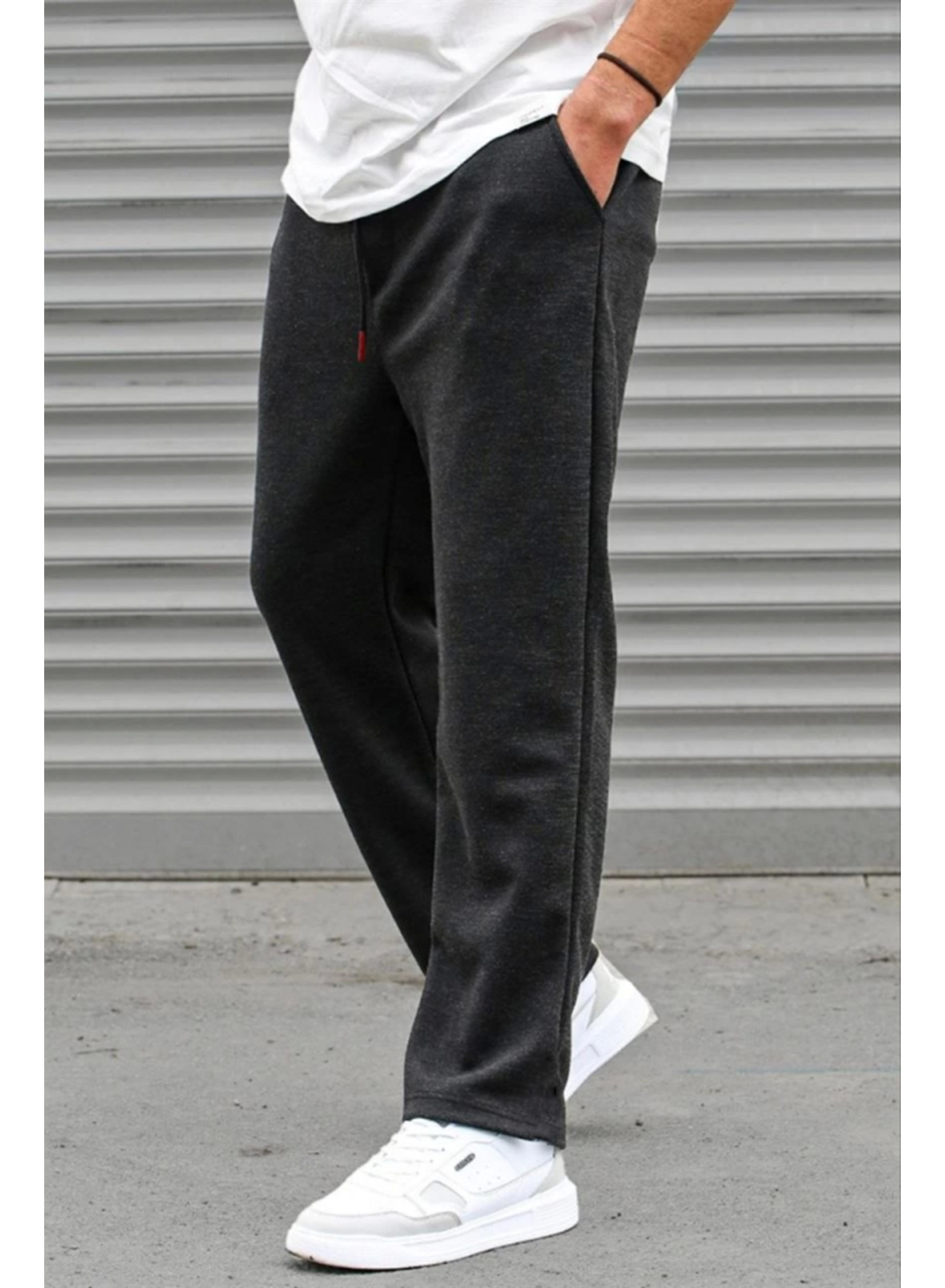 Üç İplik Basic Eşofman Pantolon - Antrasit