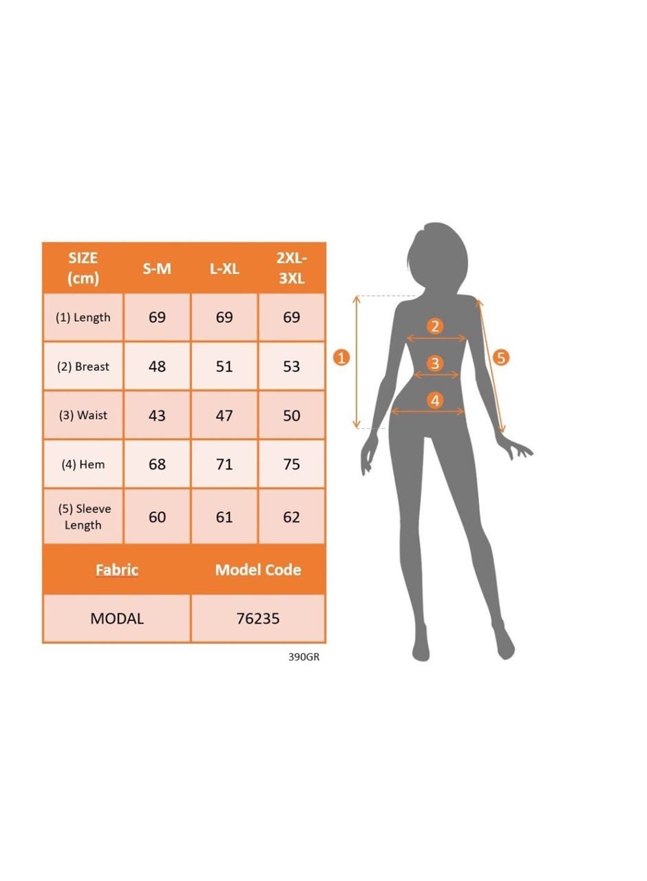 Kadın Uzun Kollu Kruvaze Yakalı Yandan Bağlamalı Kısa Beli Kuşaklı Modal Bluz