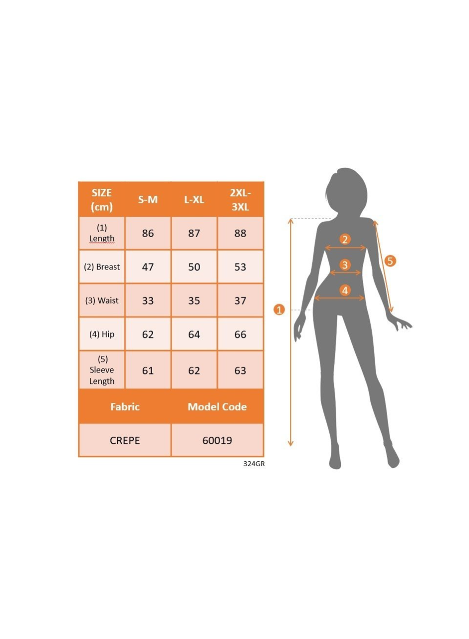 Kadın Uzun Kollu Beli Lastikli Etek Ucu Volanlı Leopar Desen Krep Elbise