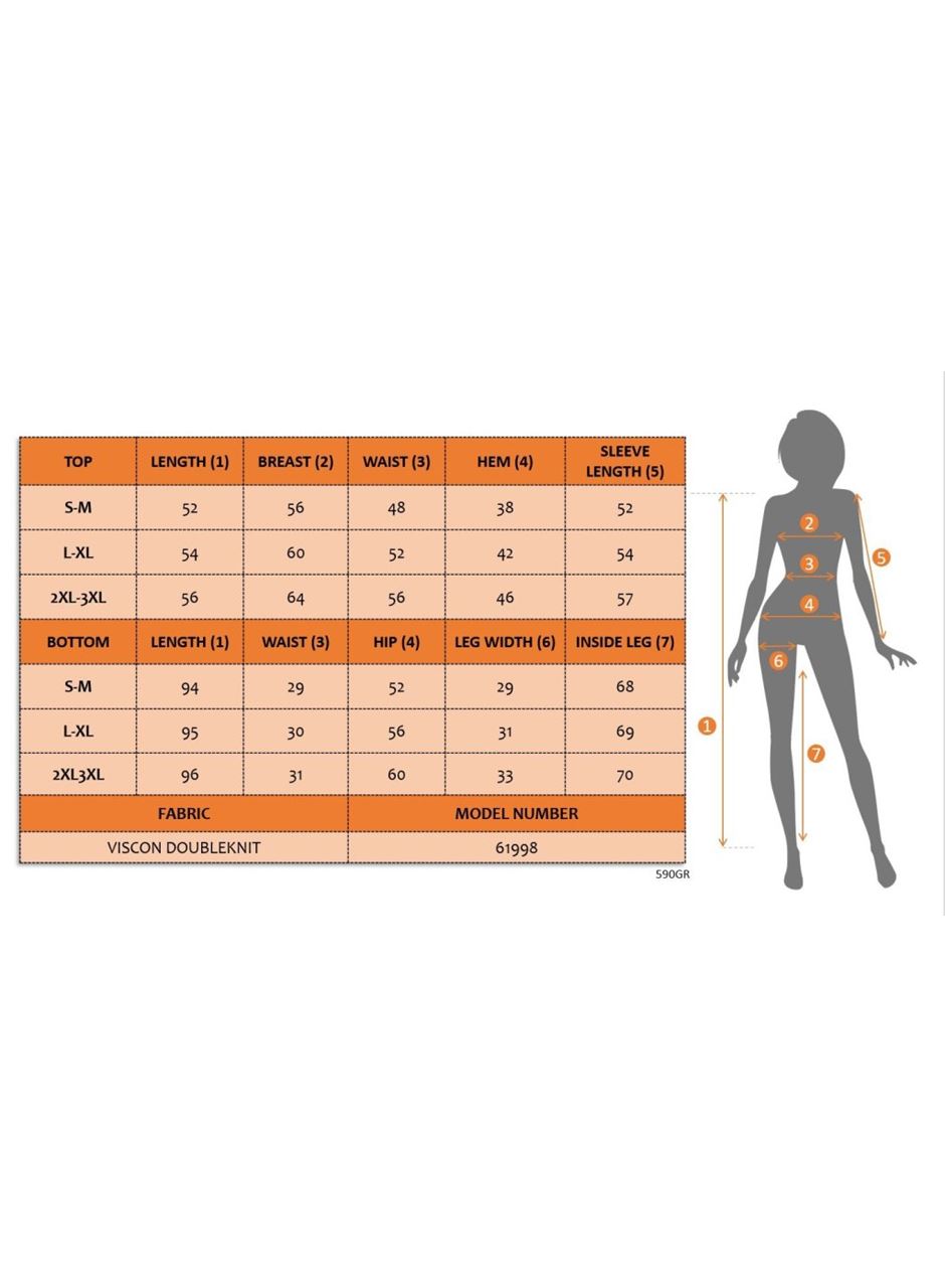 Kadın Uzun Kollu V Yakalı Desenli Viskon Iki Iplik Bluz Ve Pantolon Ikili Takım