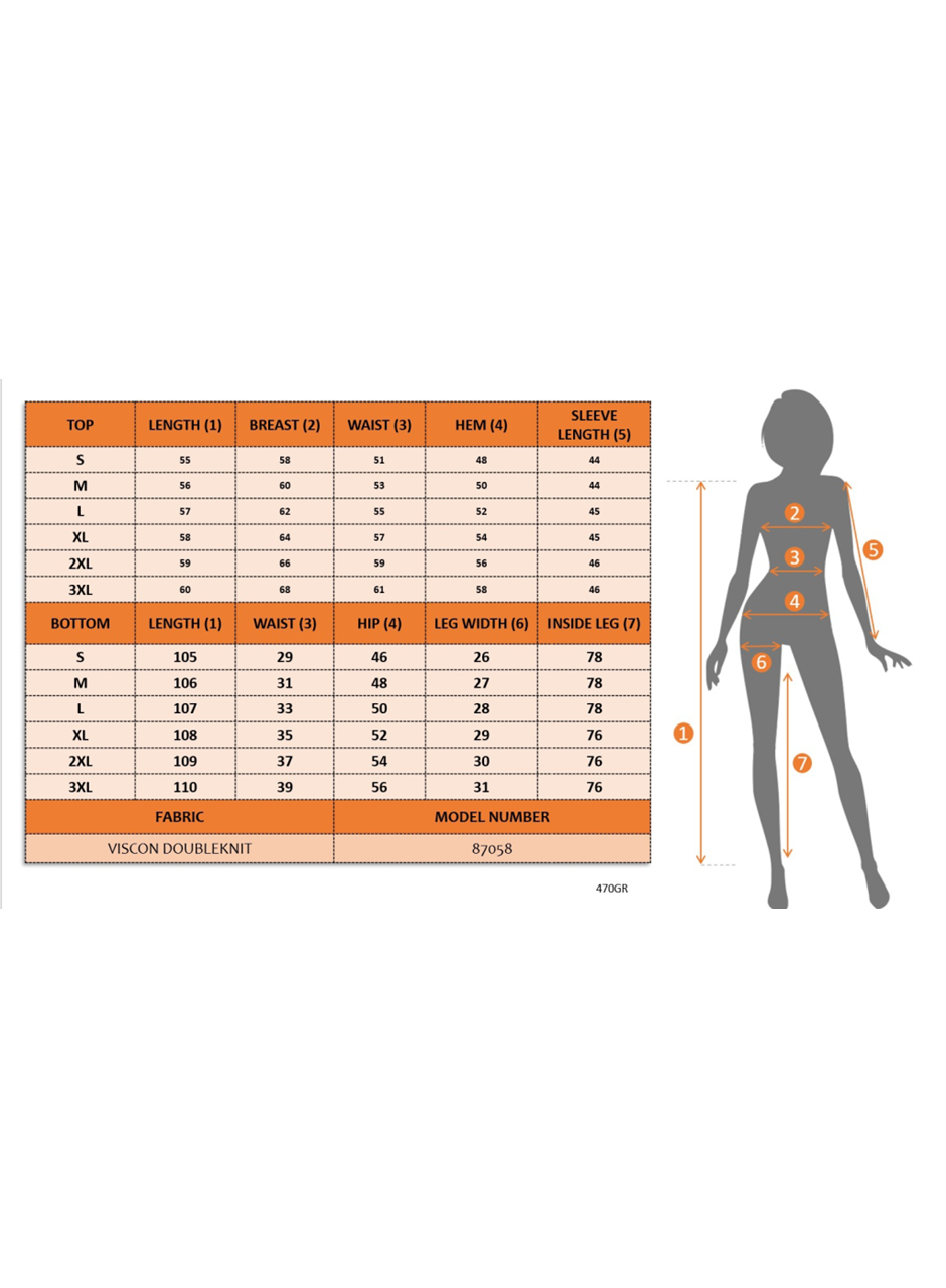 Kadın Uzun Kollu Ribana Detaylı Iki Iplik Penye Ikili Takım