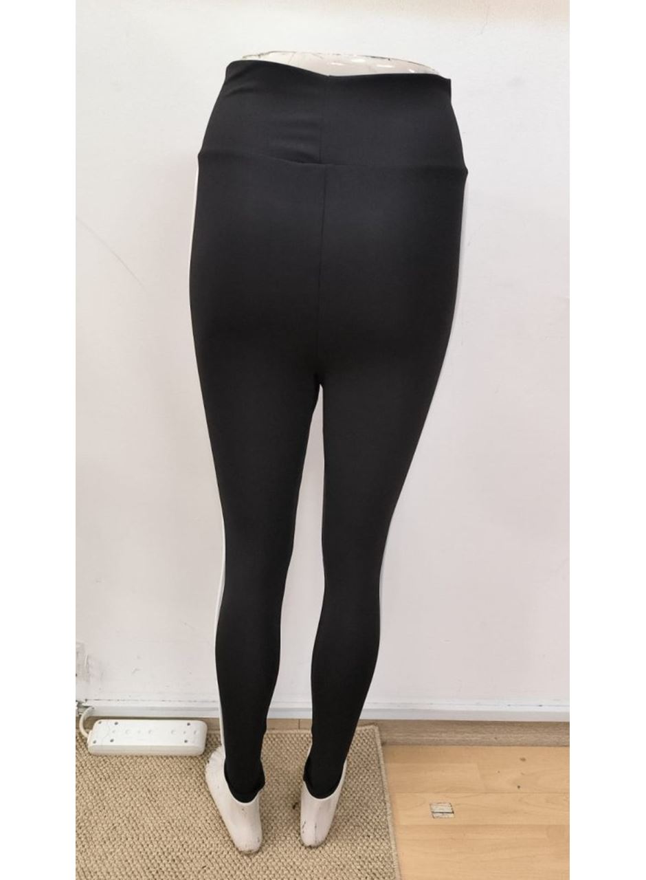 Kadın Yüksek Bel Yan şerit Detaylı Dalgıç Tayt