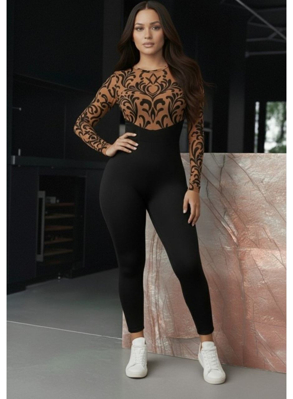 Kadın Siyah Krep Kumaş Pantolon