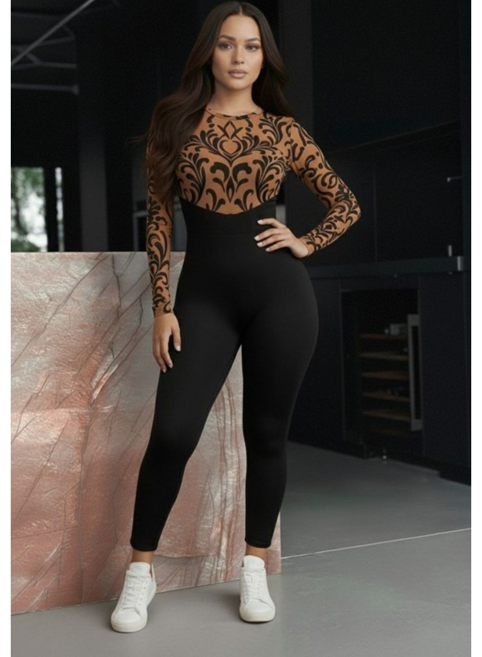 Kadın Siyah Krep Kumaş Pantolon