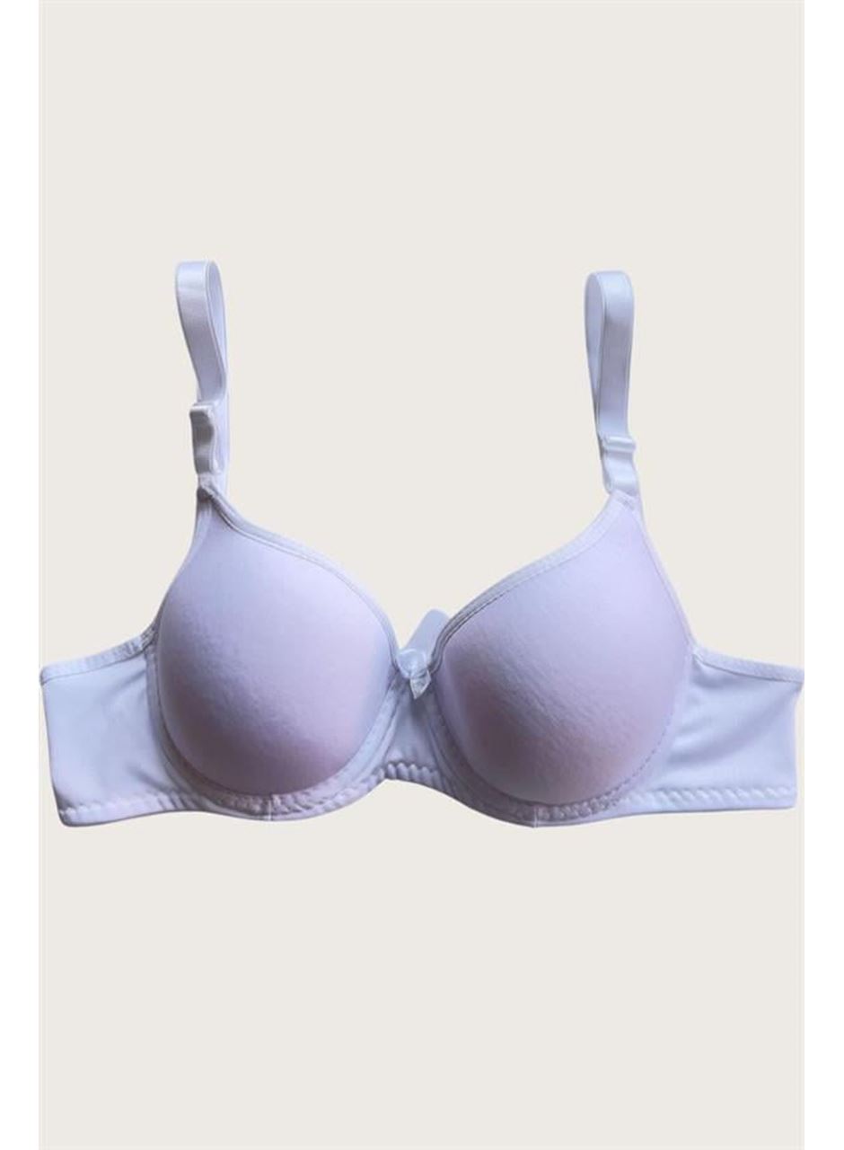 Mikro Kumaş Push Up Dolgulu Balenli Günlük Tek Destekli Sütyen