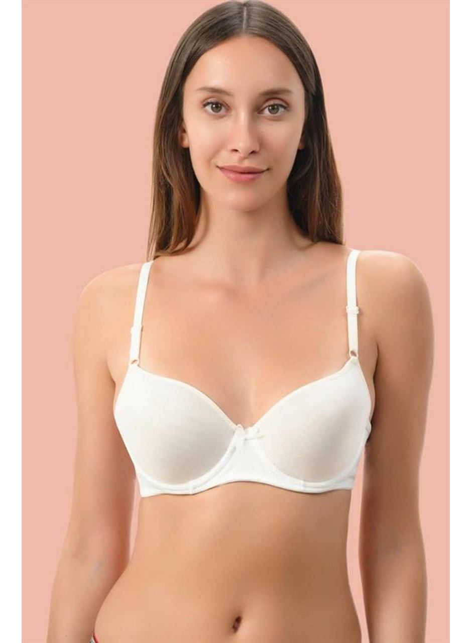 Beyaz Dolgusuz Mikro Tek Sütyen