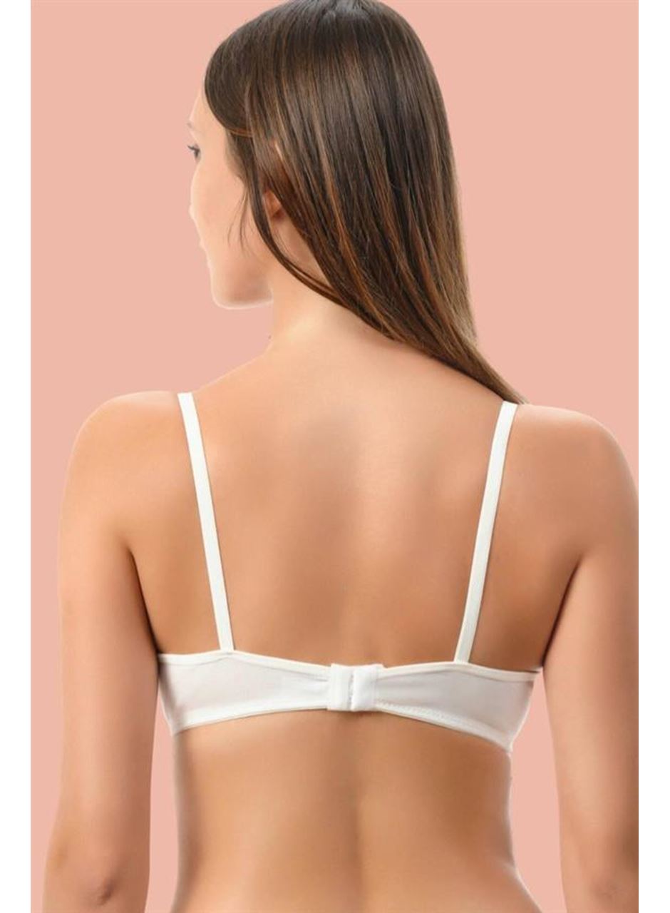 Beyaz Dolgulu Mikro Tek Sütyen