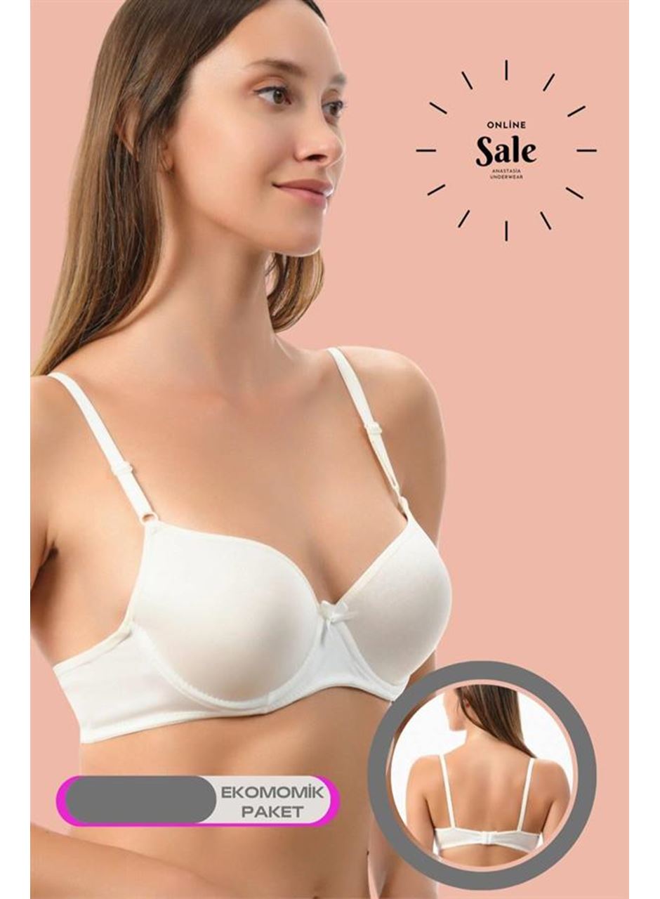 Beyaz Dolgulu Mikro Tek Sütyen