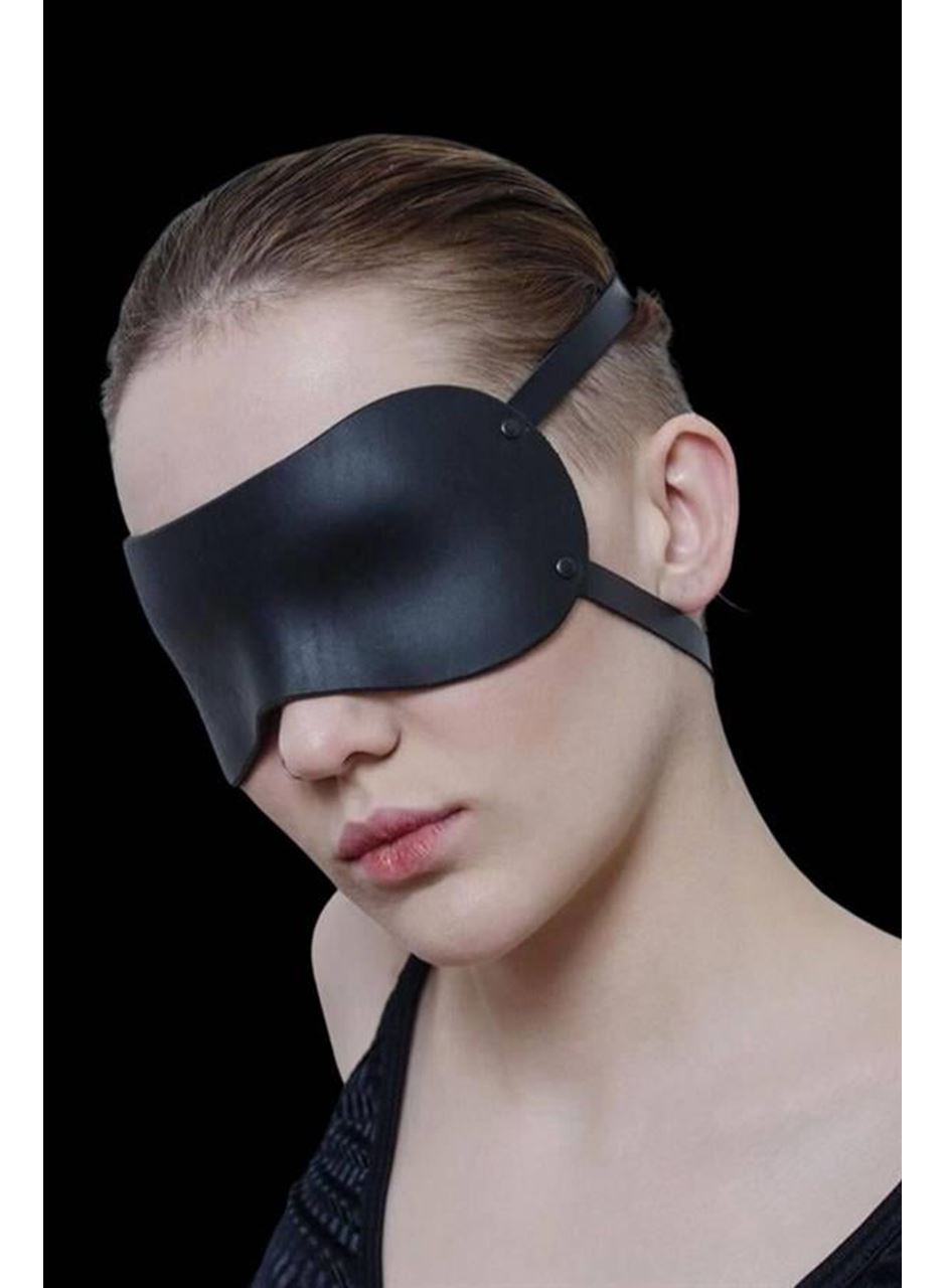 Düz Siyah Maske Uyku Gözlüğü