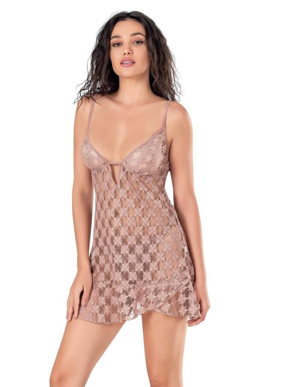 Vizon Kısa Tül Gecelik