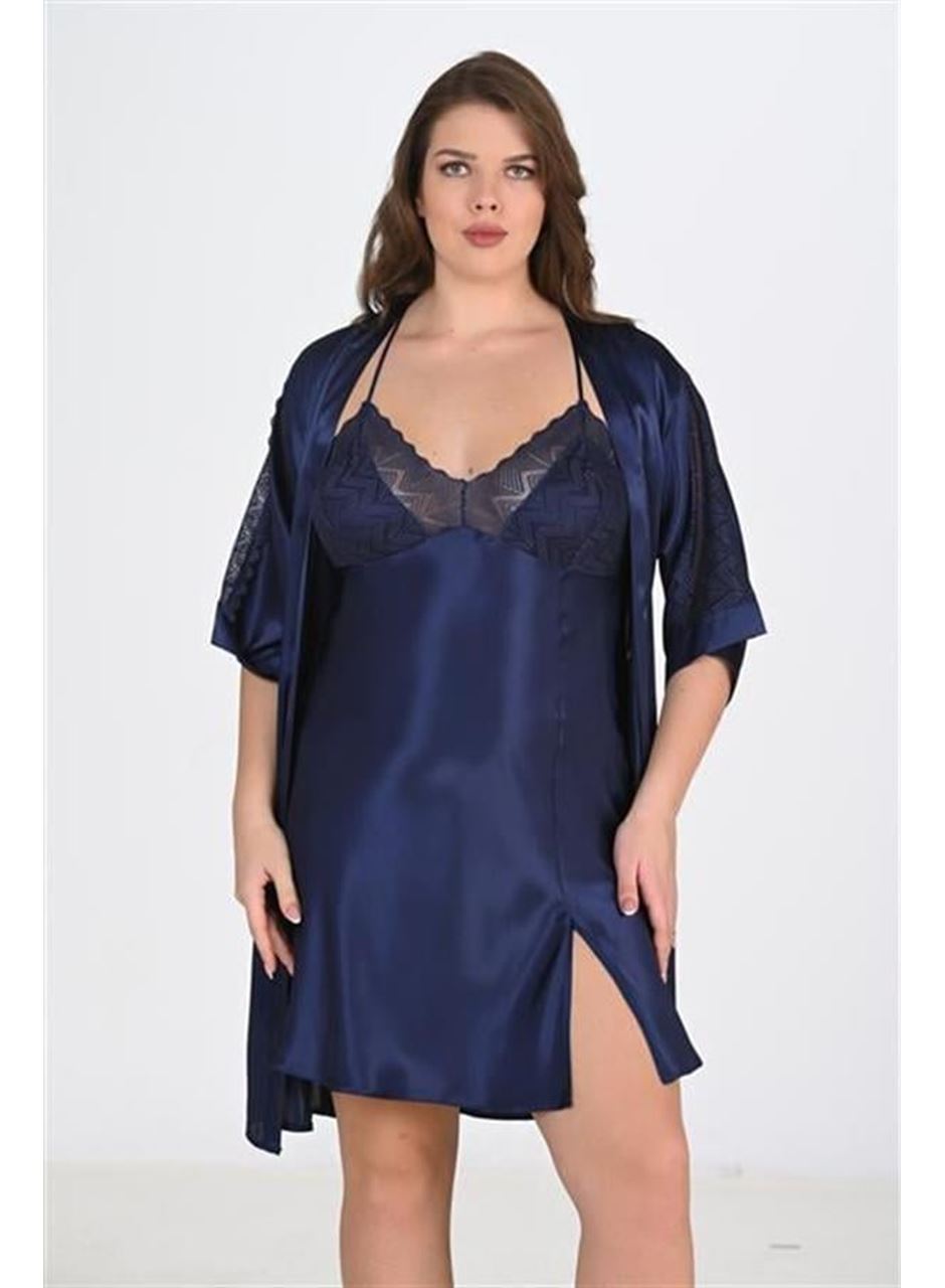 2'li Lacivert Sabahlık Takımı Bigsize 6215