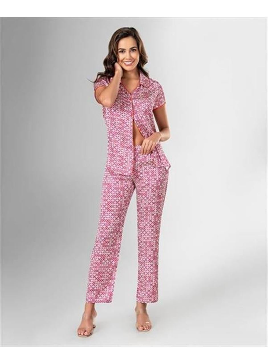 2'li Saten Pijama Takımı