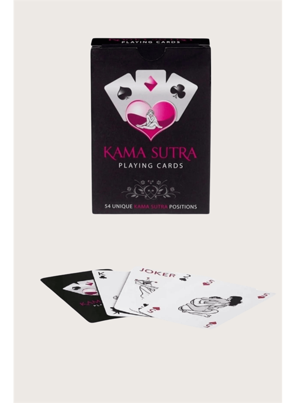 Sexy Görselli Oyun Kartı Kama Sutra Kırmızı Kırbaç Set
