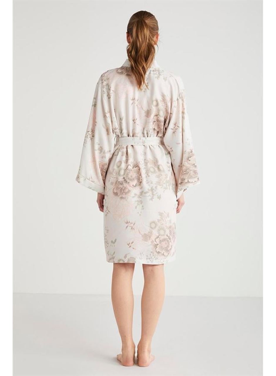 Catherine's Çiçek Desen 2'li Sabahlık Gecelik Takımı