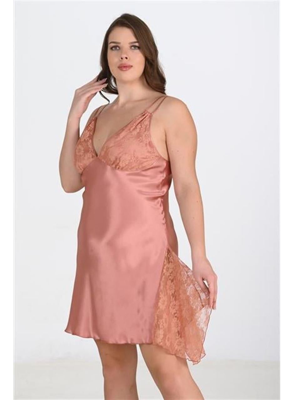 Büyük Beden Bakır Gecelik  2109