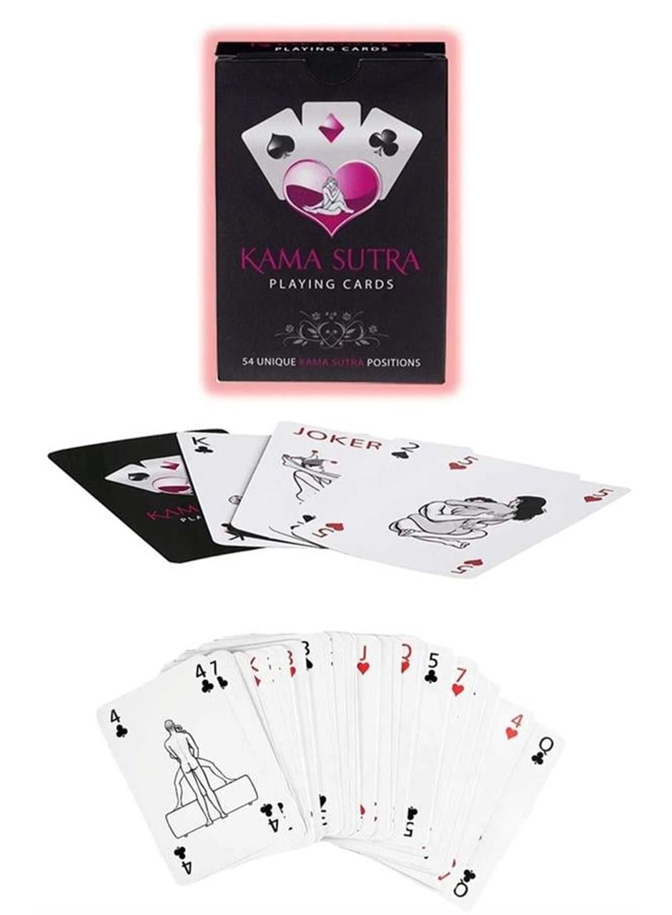 Sexy Görselli Oyun Kartı Kama Sutra 7'li Harness Set