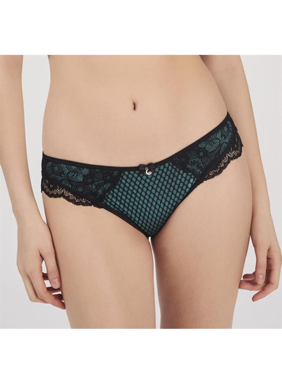 MOONLIGHT 3213 DANTEL DETAYLI YEŞİL SLİP