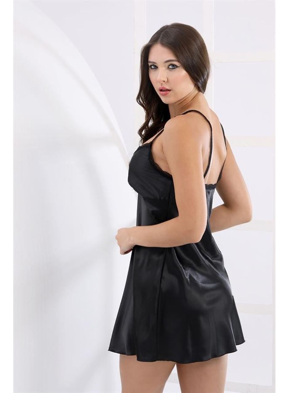 MOONLİGHT 9479 FANTEZİ DANTEL SATEN GECELİK
