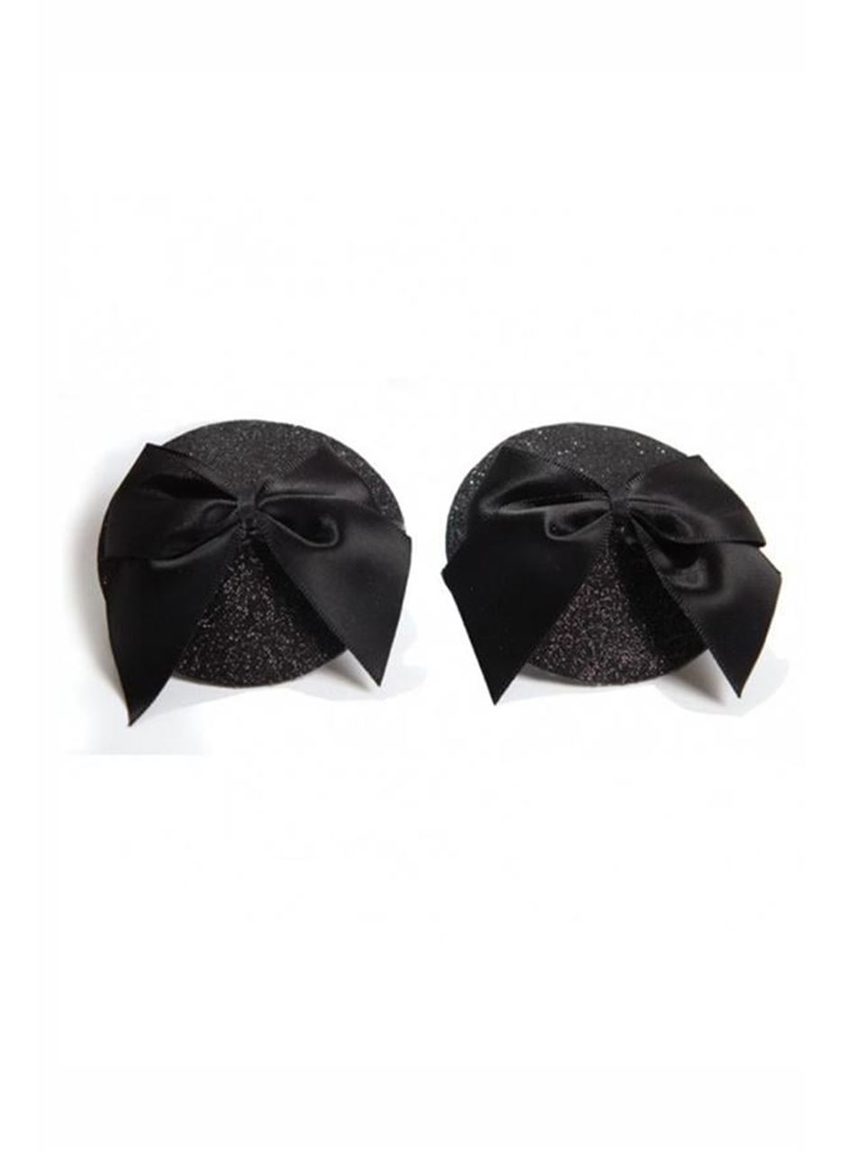 Siyah Fiyonklu Fantezi Göğüs Ucu Kapatıcı