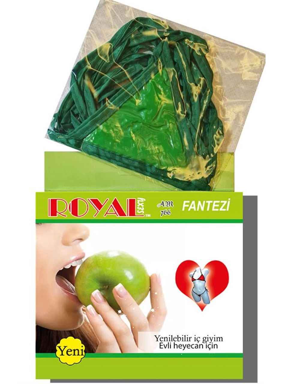 Fantezi Tüketilebilen Yenilebilir Elma Aromalı İç Çamaşırı Takımı